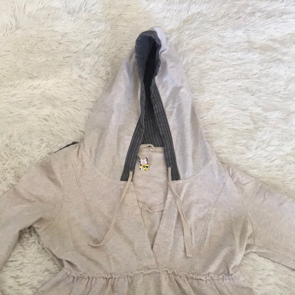 Free People Lace Cotton Top Hoodie - Picture 3 of 6